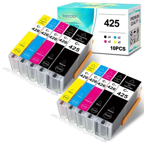 ink cartridges 10pk cartridge compatible canon pgi425 cli426 425 426 for pixma mg5140 5240 5340 6140 6240 8140 8240 mx714 mx884 894
ink cartridges 10pk cartridge compatible canon pgi425 cli426 425 426 for pixma mg5140 5240 5340 6140 6240 8140 8240 mx714 mx884 894