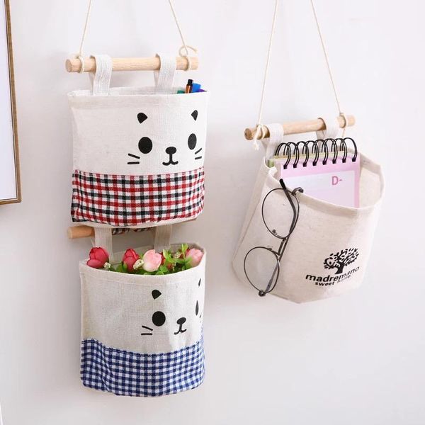 cotton thours hanging organizer storage bag wall door closet desbasket makeup sundries box home decoration bags
cotton thours hanging organizer storage bag wall door closet desbasket makeup sundries box home decoration bags