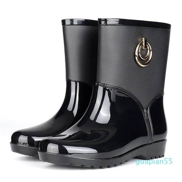 fashion-women bootsrubber rain boots for women waterproof high heel girls shoes ladies short ankle pvc rainboots non-slip fur leather boots, Black
fashion-women bootsrubber rain boots for women waterproof high heel girls shoes ladies short ankle pvc rainboots non-slip fur leather boots, Black