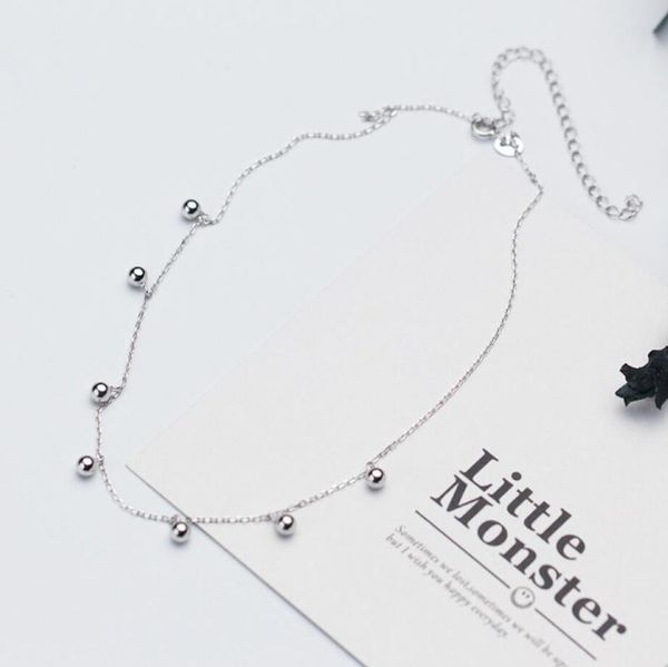 chokers 925 sterling silver balls choker necklace for women jewelry a2669, Golden;silver
chokers 925 sterling silver balls choker necklace for women jewelry a2669, Golden;silver