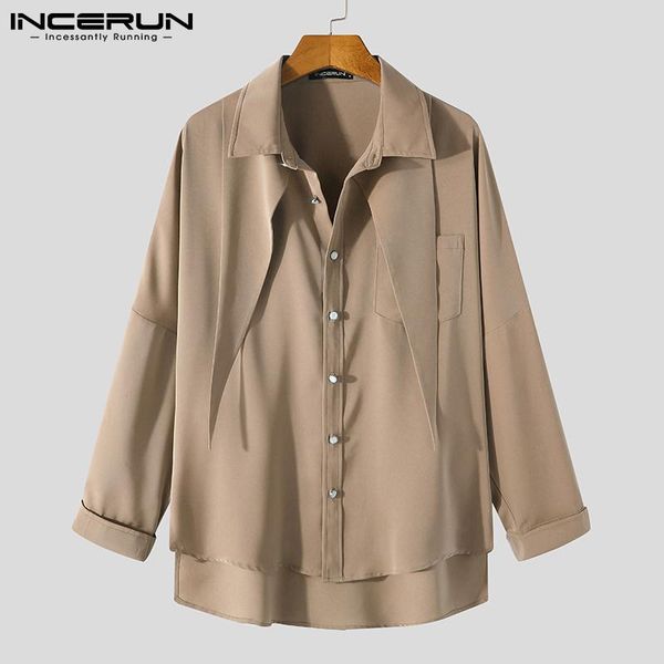 solid color men casual shirt turn down collar 2021 button personality long sleeve fashion blouse streetwear camisa s-5xl men's shirts, White;black
solid color men casual shirt turn down collar 2021 button personality long sleeve fashion blouse streetwear camisa s-5xl men's shirts, White;black