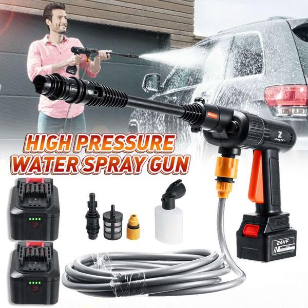 car washer 0-22000mah 24v 30bar high pressure wreless wash water gun foam generator for washing with 2/1/0battery
car washer 0-22000mah 24v 30bar high pressure wreless wash water gun foam generator for washing with 2/1/0battery