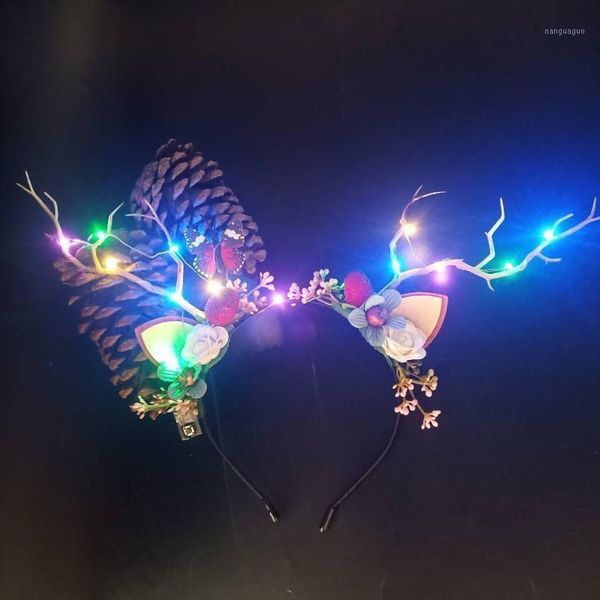 women girls christmas headbands fashion glow in the dark fairy tale flower hairband tree branch deer ears antler hair hoop1
women girls christmas headbands fashion glow in the dark fairy tale flower hairband tree branch deer ears antler hair hoop1