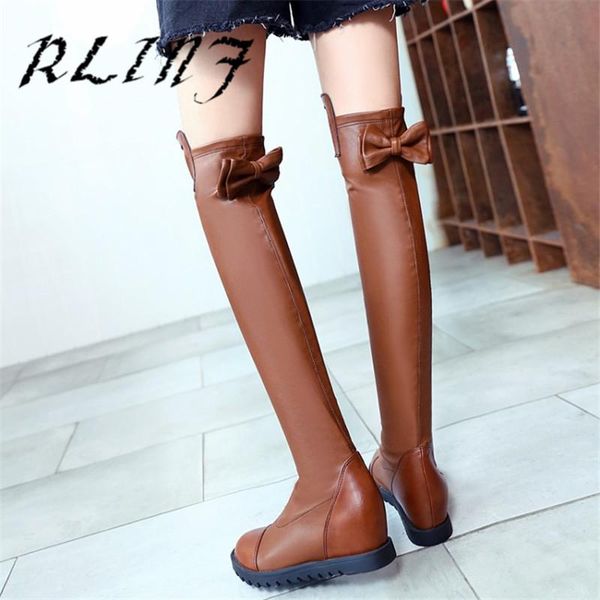 boots rlinf slimming knee thick with round head flat bottom high tube female long, Black
boots rlinf slimming knee thick with round head flat bottom high tube female long, Black