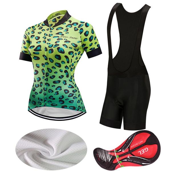 racing sets women cycling set bib shorts 2021 summer bike jersey mtb skinsuit sport bicycle clothes dress female kit cyclist clothing suit, Black;blue 
racing sets women cycling set bib shorts 2021 summer bike jersey mtb skinsuit sport bicycle clothes dress female kit cyclist clothing suit, Black;blue
