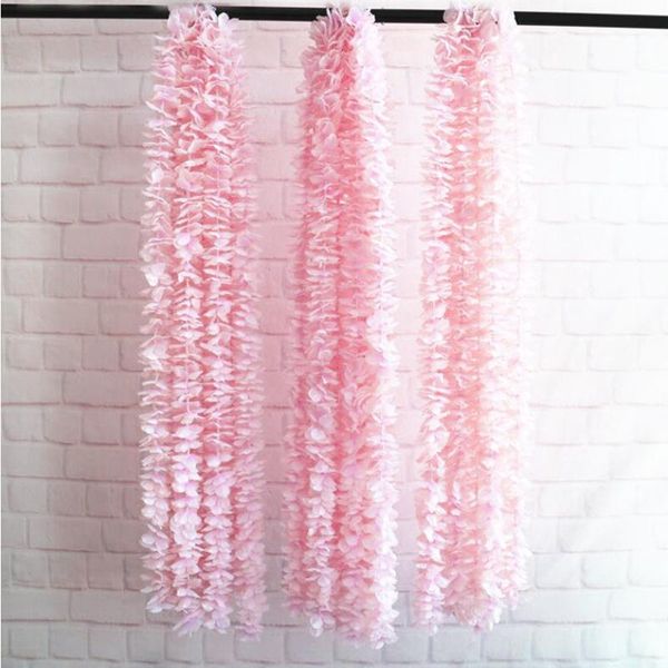 1m artificial flower vines silk hydrangea rattan fake wisteria flowers diy wedding arch home decor wall hanging backdrop decorative & wreath
1m artificial flower vines silk hydrangea rattan fake wisteria flowers diy wedding arch home decor wall hanging backdrop decorative & wreath