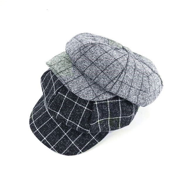 striped duck tongue beret women's winter net red octagonal british autumn painter's children's hat, Blue;gray
striped duck tongue beret women's winter net red octagonal british autumn painter's children's hat, Blue;gray