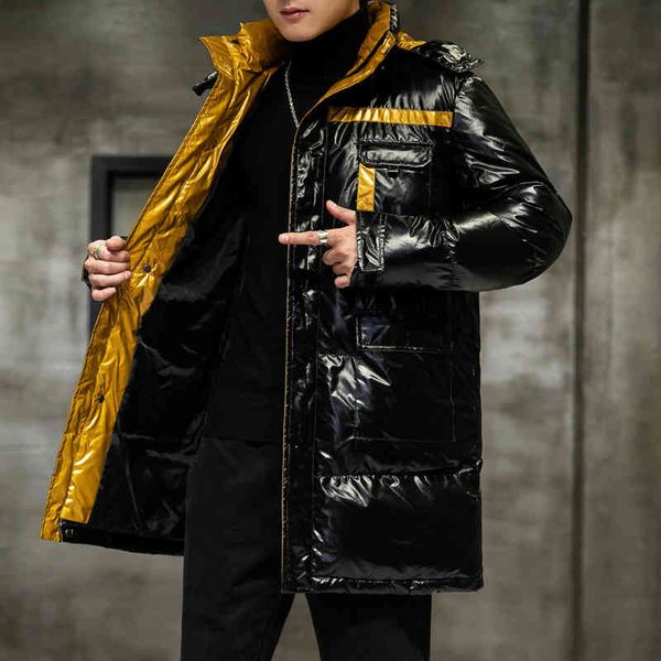 2020 brand fashion mens winter down et long sve cloth dust coat hoodie korean style plus size clothing, Black;white
2020 brand fashion mens winter down et long sve cloth dust coat hoodie korean style plus size clothing, Black;white