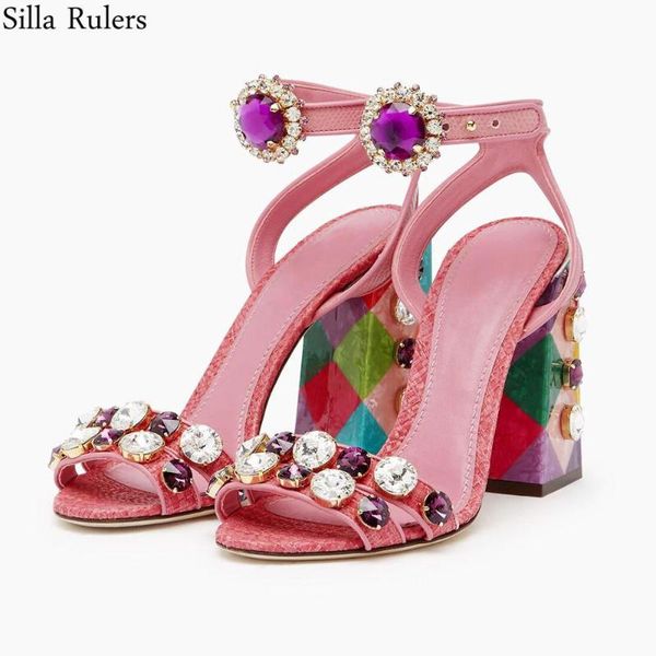 runway pink luxurious crystal square high heels sandals peep toe ankle strap gladiator woman wedding party shoes, Black
runway pink luxurious crystal square high heels sandals peep toe ankle strap gladiator woman wedding party shoes, Black