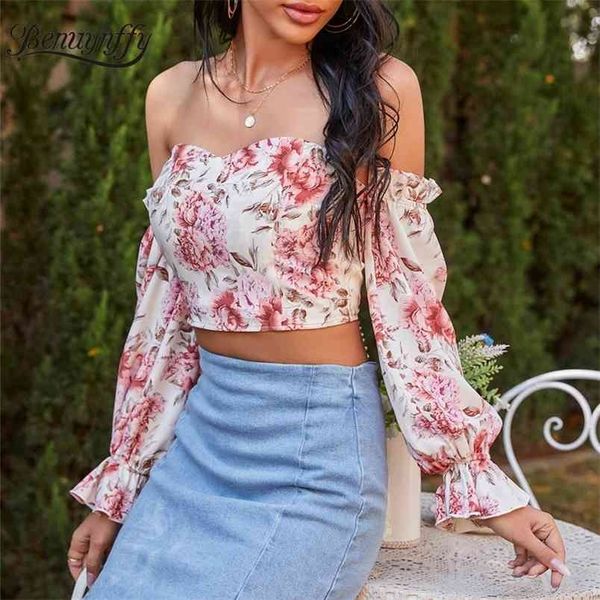 floral print off the shoulder crop women spring summer long sleeve female zipper back slim and blouses 210510, White
floral print off the shoulder crop women spring summer long sleeve female zipper back slim and blouses 210510, White