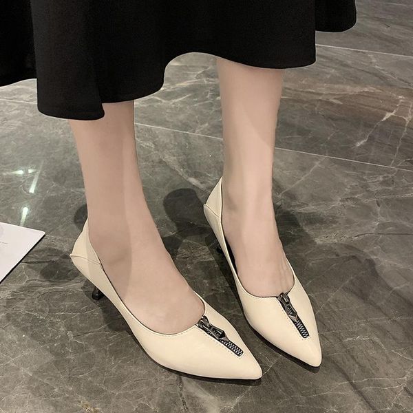 dress shoes thin high heels women fashion pointed toe zipper decoration office work pumps pu leather stiletto 2021, Black
dress shoes thin high heels women fashion pointed toe zipper decoration office work pumps pu leather stiletto 2021, Black