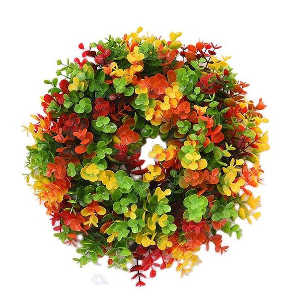 decorative flowers & wreaths 35cm artificial leaves wreath fake plant flower wedding decor party dormitory el home outdoor decoration
decorative flowers & wreaths 35cm artificial leaves wreath fake plant flower wedding decor party dormitory el home outdoor decoration