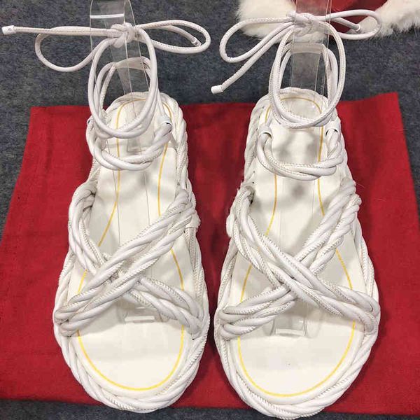 fashion nieuwe stijl enkelbandjes geweven kruis riem platte sandalen zomer vrouwen luxe merk echt leer strand romeinse schoenen 60% off stor, Black
fashion nieuwe stijl enkelbandjes geweven kruis riem platte sandalen zomer vrouwen luxe merk echt leer strand romeinse schoenen 60% off stor, Black