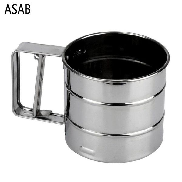 stainless steel semi-automatic hand-held flour sieve baking tools cake utensils cocoa powder hand-screened sugar mesh & pastry
stainless steel semi-automatic hand-held flour sieve baking tools cake utensils cocoa powder hand-screened sugar mesh & pastry