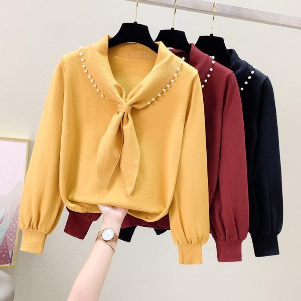 women's sweaters yellow black sweet korean style fashion pullovers for ladies autumn winter 2021 clothing sweater blouse female coat, White;black
women's sweaters yellow black sweet korean style fashion pullovers for ladies autumn winter 2021 clothing sweater blouse female coat, White;black