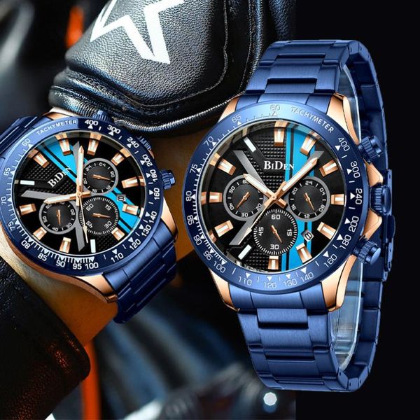 wristwatches biden men quartz watch 12/24 hours chronograph calendar wrist watches bracelet for male waterproof reloj hombre, Slivery;brown
wristwatches biden men quartz watch 12/24 hours chronograph calendar wrist watches bracelet for male waterproof reloj hombre, Slivery;brown