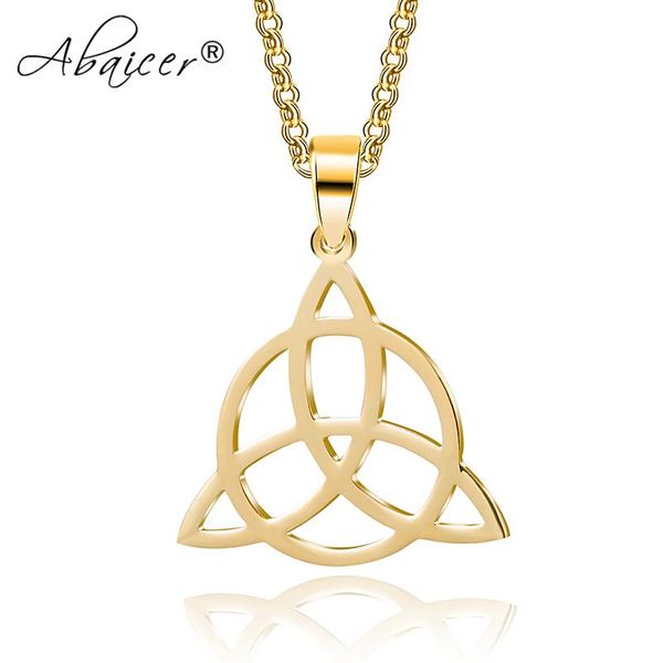 pendant necklaces abaicer - wicca triangle viking runes jewelry celtic knots & pendants triquetra stainless steel men 2 colors available, Silver
pendant necklaces abaicer - wicca triangle viking runes jewelry celtic knots & pendants triquetra stainless steel men 2 colors available, Silver