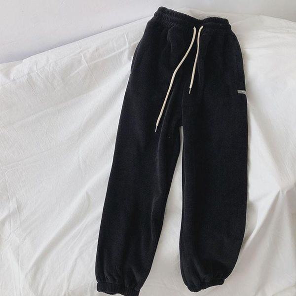 women's pants & capris autumn and winter sports women plus velvet thickening to keep warm sweatpants trouser loose thin casual trousers, Black;white
women's pants & capris autumn and winter sports women plus velvet thickening to keep warm sweatpants trouser loose thin casual trousers, Black;white