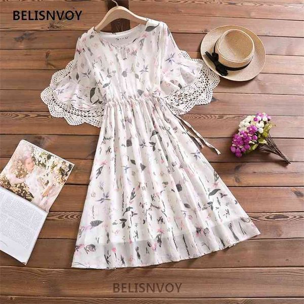 summer elegant floral printed chiffon midi dress female vintage flared sleeves party vestidos women beach light sundress 210520, Black;gray
summer elegant floral printed chiffon midi dress female vintage flared sleeves party vestidos women beach light sundress 210520, Black;gray