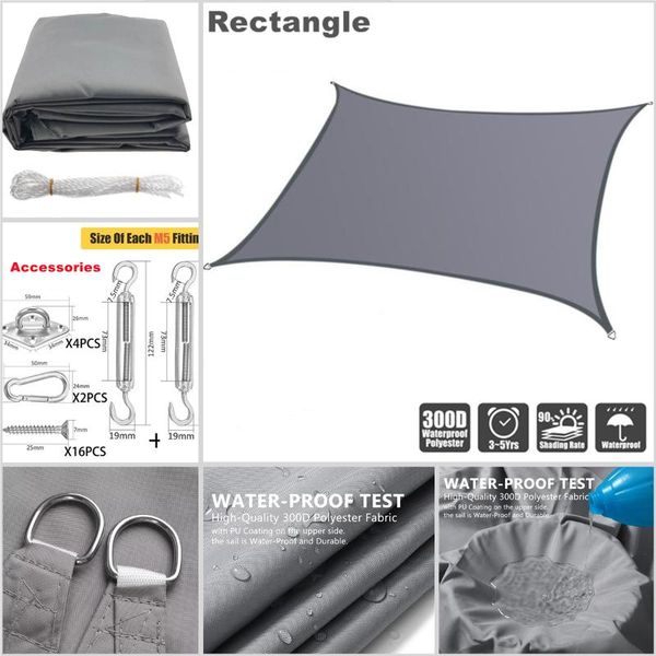 shade waterproof sun sail & 24pcs accessories set outdoor awnings garden patio pool canopy sun-shelter rectangle sails
shade waterproof sun sail & 24pcs accessories set outdoor awnings garden patio pool canopy sun-shelter rectangle sails