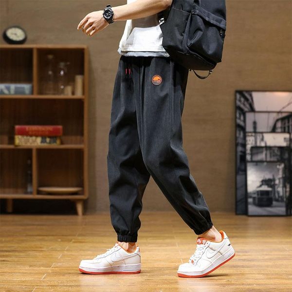 men's pants 2021 summer sports korean version trend loose guard tooling fashion leggings casual wear, Black
men's pants 2021 summer sports korean version trend loose guard tooling fashion leggings casual wear, Black