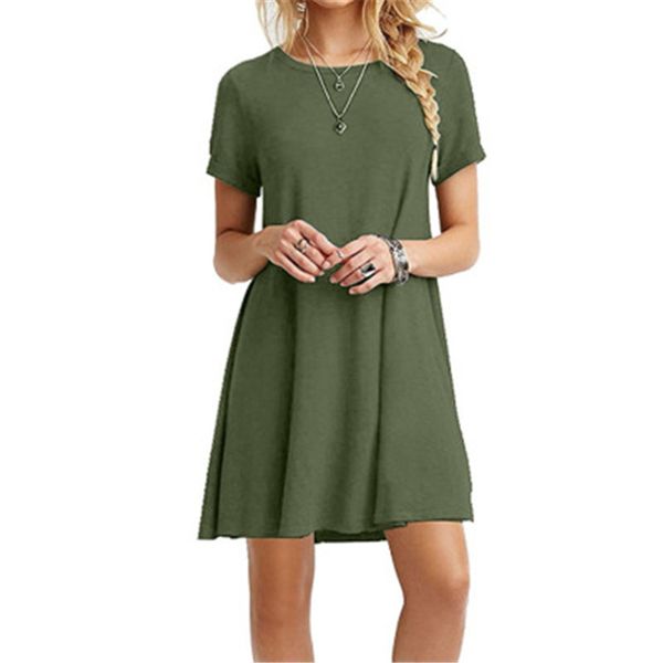 women casual boho beach dresses fashion trend summer womens round neck party skirts designer female plus size short sleeve loose mini dress, Black;gray
women casual boho beach dresses fashion trend summer womens round neck party skirts designer female plus size short sleeve loose mini dress, Black;gray