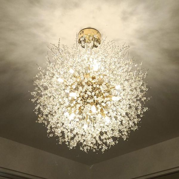 modern crystal dandelion led chandelier lighting pendant lamp for living room dining home decoration hanging light chandeliers
modern crystal dandelion led chandelier lighting pendant lamp for living room dining home decoration hanging light chandeliers