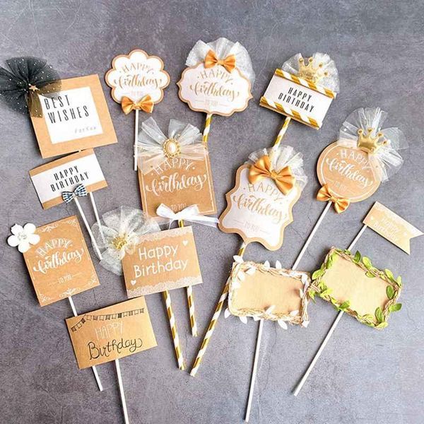 other festive & party supplies cake insert card kraft paper creative cupcake flags birthday decoration baking
other festive & party supplies cake insert card kraft paper creative cupcake flags birthday decoration baking