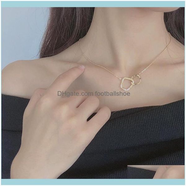 necklaces & pendants jewelrywomens fashion creative irregular geometric stitching pandent necklace hundred and one double ring collarbone ch, Silver
necklaces & pendants jewelrywomens fashion creative irregular geometric stitching pandent necklace hundred and one double ring collarbone ch, Silver
