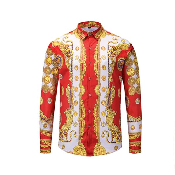autumn long-sleeve brand boutique men's shirt korean version slim fashion printing shirt young men's comfortable non-iron shirt 21, White;black
autumn long-sleeve brand boutique men's shirt korean version slim fashion printing shirt young men's comfortable non-iron shirt 21, White;black