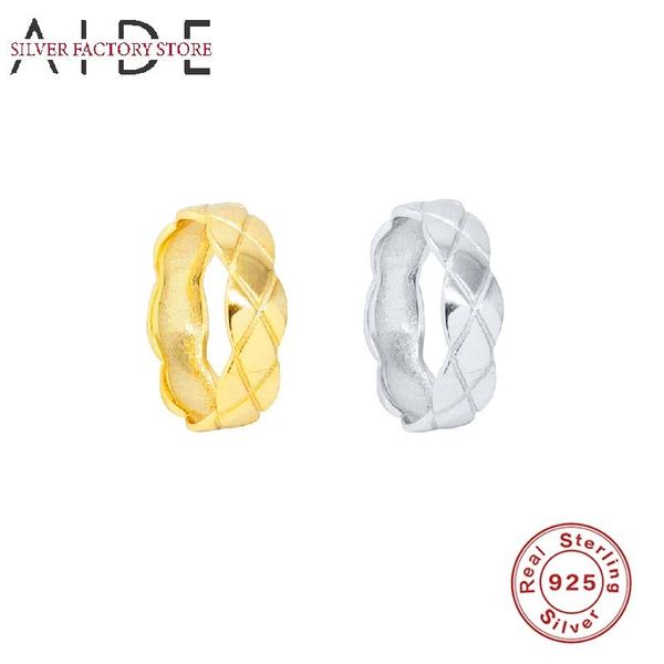 cluster rings aide ins glossy wave lozenge for women men girls gift wedding ring 925 sterling silver finger fine jewelry anillos, Golden;silver
cluster rings aide ins glossy wave lozenge for women men girls gift wedding ring 925 sterling silver finger fine jewelry anillos, Golden;silver