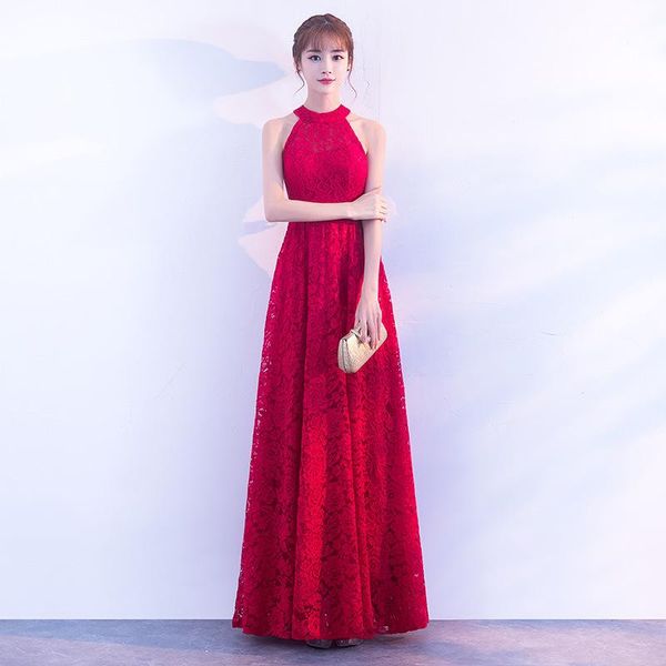 women exquisite o-neck sleeveless formal party dress burgundy elegant long banquet gown sweet flower lace bridal wedding dresses ethnic clot, Red
women exquisite o-neck sleeveless formal party dress burgundy elegant long banquet gown sweet flower lace bridal wedding dresses ethnic clot, Red