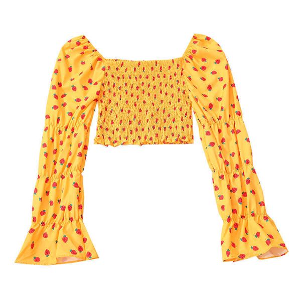 women's knits & tees korean fashion style women blouses spring vintage elegant crop female sweet kawaii strawberry long sleev, White
women's knits & tees korean fashion style women blouses spring vintage elegant crop female sweet kawaii strawberry long sleev, White