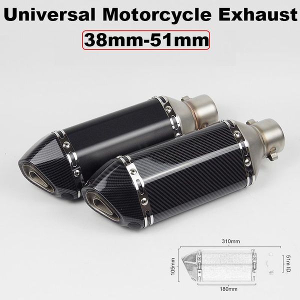 51mm universal motorcycle exhaust muffler pipe db killer scooter for pcx nmax 155 125 cbr250 cb400 cbr250rr r3 r25 escape moto system
51mm universal motorcycle exhaust muffler pipe db killer scooter for pcx nmax 155 125 cbr250 cb400 cbr250rr r3 r25 escape moto system