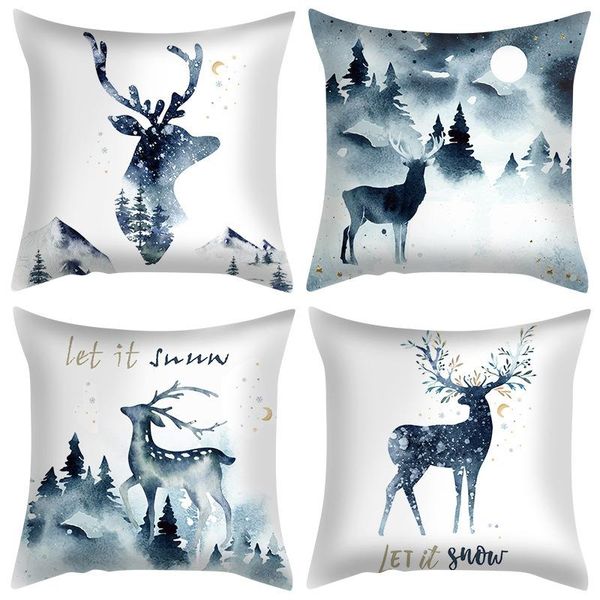 pillow case blue white christmas pillowcase snowflake elk printing merry decors for home xmas navidad products noel 2022
pillow case blue white christmas pillowcase snowflake elk printing merry decors for home xmas navidad products noel 2022
