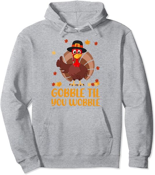 men's hoodies & sweatshirts funny turkey thanksgiving gobble til you wobble pullover hoodie, Black
men's hoodies & sweatshirts funny turkey thanksgiving gobble til you wobble pullover hoodie, Black