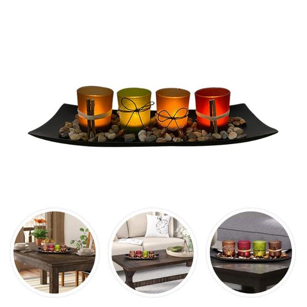 candle holders 1 set decorative candlestick glass holder exquisite decor
