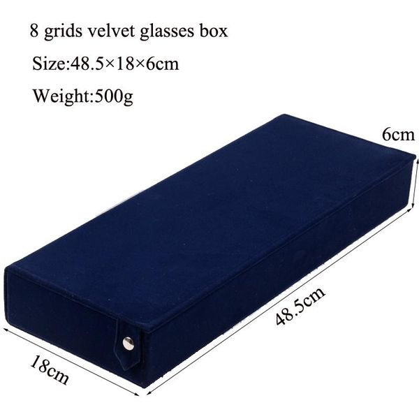jewelry pouches, bags selling 4 colors velvet glasses case 8 slot grids eyeglass sunglasses stand box holder makeup organizer, Pink;blue
jewelry pouches, bags selling 4 colors velvet glasses case 8 slot grids eyeglass sunglasses stand box holder makeup organizer, Pink;blue
