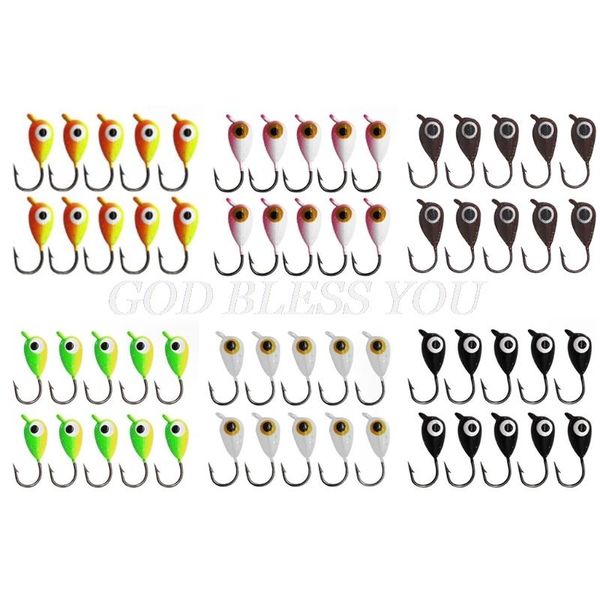 10pcs/box winter ice fishing lure 1.8cm 2g mini metal lead head hook bait jigging crankbaits fish tackle drop hooks
10pcs/box winter ice fishing lure 1.8cm 2g mini metal lead head hook bait jigging crankbaits fish tackle drop hooks