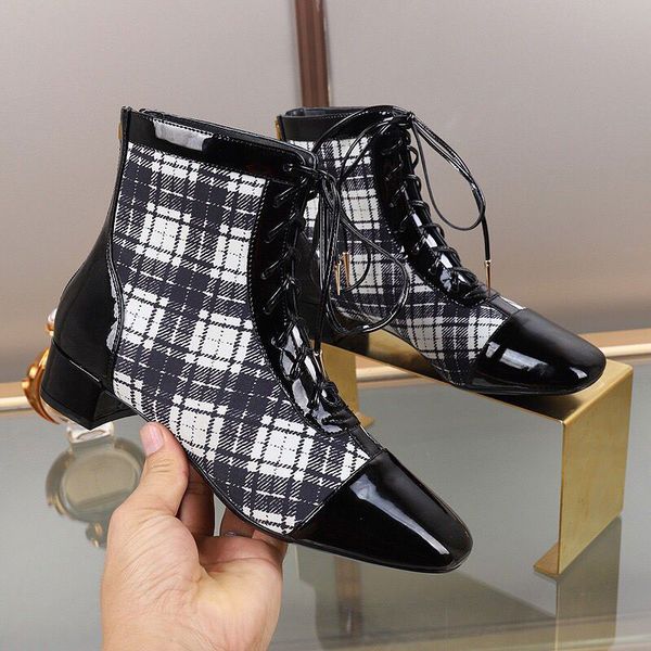 square head women's short boots leather thick heel autumn and winter boots back zipper martin boots middle heel fashionable and elegant, Black
square head women's short boots leather thick heel autumn and winter boots back zipper martin boots middle heel fashionable and elegant, Black