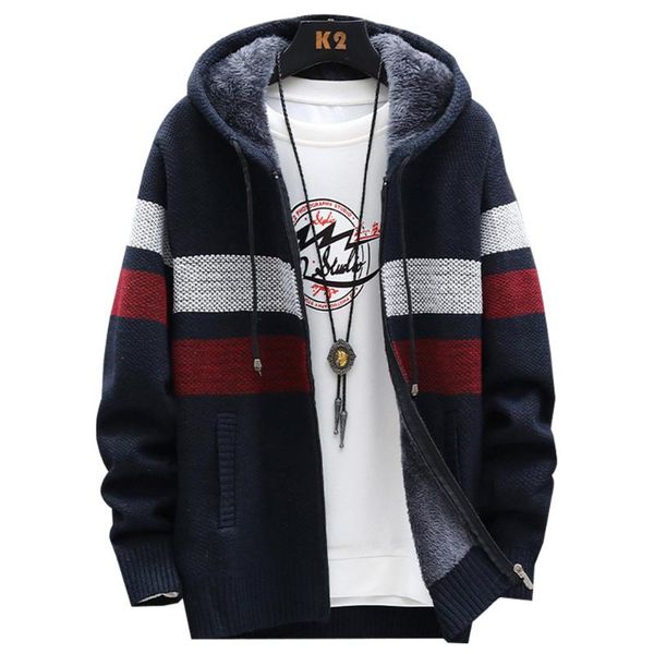 men's jackets men striped hoodie zip up knitted coat long sleeve casual jacket sweatshirt autumn winter warm slim outwear fashion clot, Black;brown
men's jackets men striped hoodie zip up knitted coat long sleeve casual jacket sweatshirt autumn winter warm slim outwear fashion clot, Black;brown