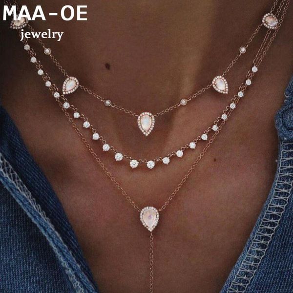 pendant necklaces fashion gold crystal drop-shaped for women necklace multi level female boho vintage jewelry gift, Silver
pendant necklaces fashion gold crystal drop-shaped for women necklace multi level female boho vintage jewelry gift, Silver