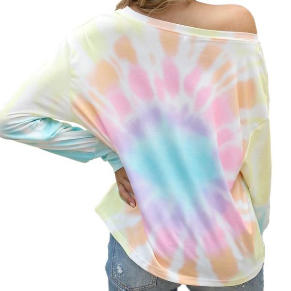 women's t-shirt women summer casual wind-dyed t-shirts gradients shoulder print loose pullover tees, White
women's t-shirt women summer casual wind-dyed t-shirts gradients shoulder print loose pullover tees, White