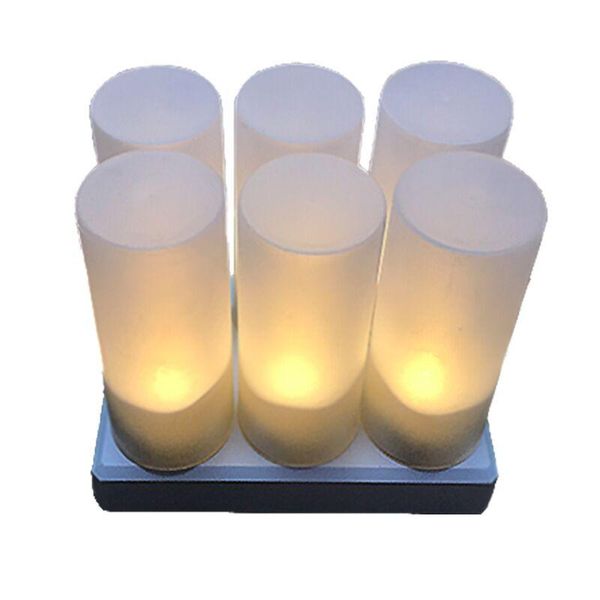 strings set of 6 rechargeable flameless wavy edge candle w/remote control timer led tealight votive candles home decor-warm white
strings set of 6 rechargeable flameless wavy edge candle w/remote control timer led tealight votive candles home decor-warm white