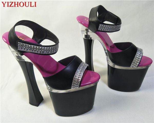 fashion noble women's sandals elegant female personality high heel wholesale temperament lady, Black
fashion noble women's sandals elegant female personality high heel wholesale temperament lady, Black