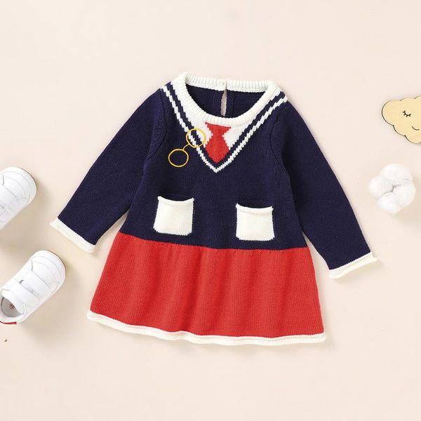 girl's dresses autumn infant baby casual patchwork knitted dress, variegated color round collar long sleeves dress for girls,0-18 month, Red;yellow
girl's dresses autumn infant baby casual patchwork knitted dress, variegated color round collar long sleeves dress for girls,0-18 month, Red;yellow