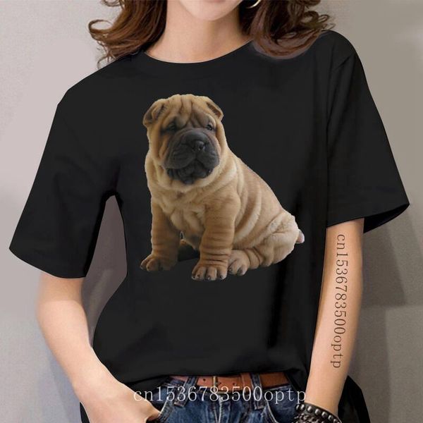 women's t-shirt hip hop novelty t shirts women brand clothing shar pei cute dog tee shirt, White
women's t-shirt hip hop novelty t shirts women brand clothing shar pei cute dog tee shirt, White