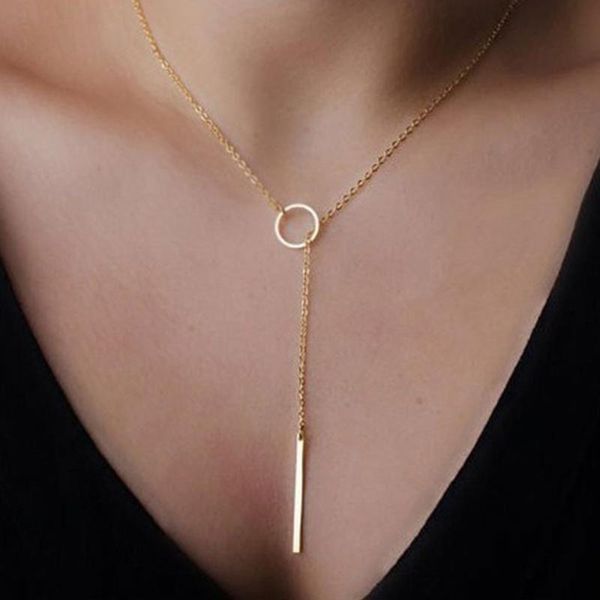 chains simple stainless steel geometric round necklace gold plating ladies fashion holiday gift gentlemen the choice jewelry, Silver
chains simple stainless steel geometric round necklace gold plating ladies fashion holiday gift gentlemen the choice jewelry, Silver