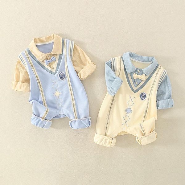 jumpsuits baby spring autumn super cute boys fake two-piece single-layer romper soft comfortable jumpsuit, Blue
jumpsuits baby spring autumn super cute boys fake two-piece single-layer romper soft comfortable jumpsuit, Blue