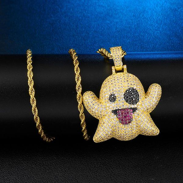 pendant necklaces us7 iced out bling cz zircon funny spit tongue ghost & pendants for men rapper necklace hip hop jewelry, Silver
pendant necklaces us7 iced out bling cz zircon funny spit tongue ghost & pendants for men rapper necklace hip hop jewelry, Silver